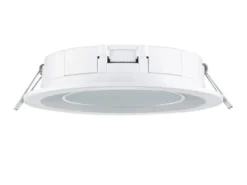 Runde LED Deckeneinbaustrahler 2er Set in Weiß matt Ø 14,8cm
