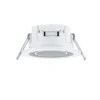 Runde LED Deckeneinbaustrahler 2er Set in Weiß matt Ø 8,2cm