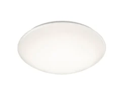Runde LED Deckenleuchte LUKIDA Weiß mit Fernbedienung dimmbar Ø 38cm