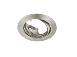 Runder Deckeneinbaustrahler JURA Ø 8,3cm schwenkbar in Silber matt GU10