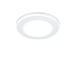 Runder LED Deckeneinbaustrahler AURA Weiß matt Ø 8,2cm
