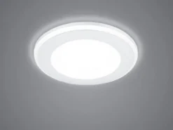 Runder LED Deckeneinbaustrahler AURA Weiß matt Ø 8,2cm