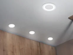Runder LED Deckeneinbaustrahler CORE in Weiß matt Ø 14,8cm