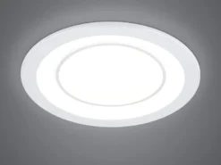 Runder LED Deckeneinbaustrahler CORE in Weiß matt Ø 14,8cm