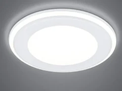 Runder LED Deckeneinbaustrahler AURA Weiß matt Ø 14,8cm