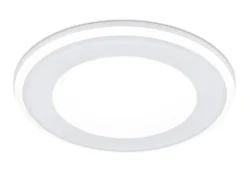 Runder LED Deckeneinbaustrahler AURA Weiß matt Ø 14,8cm