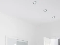 Runder LED Einbaustrahler RILA schwenkbar Chrom glänzend 5 Watt