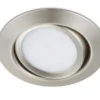 Runder LED Einbaustrahler RILA schwenkbar Nickel matt 5 Watt - Deckenbeleuchtung