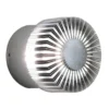 Runde Wandleuchte MONZA für effektvolle Beleuchtung, 3W, massives Aluminium