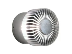 Runde Wandleuchte MONZA für effektvolle Beleuchtung, 3W, massives Aluminium