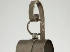 Rustikale Außenwand Laterne HEATH hängend sechseckig, Bronze Höhe 48cm