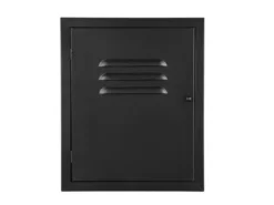 Schlüsselkasten ALICE Metall in Schwarz, Höhe 28cm