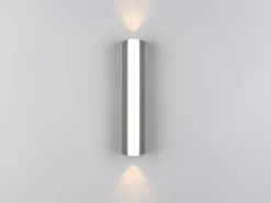 Schmale LED Außenwandleuchte MARNE Up and Down IP65, Höhe 30cm