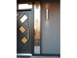 Schmale LED Außenwandleuchte MARNE Up and Down IP65, Höhe 30cm