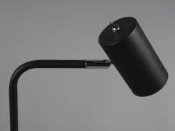 Schreibtischlampe MARLEY in Schwarz matt, Spot schwenkbar, Höhe 45cm