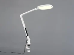 Schreibtischlampe SERVO LED dimmbar klemmbar 3 Lichtfarben inkl. Tageslicht 58cm