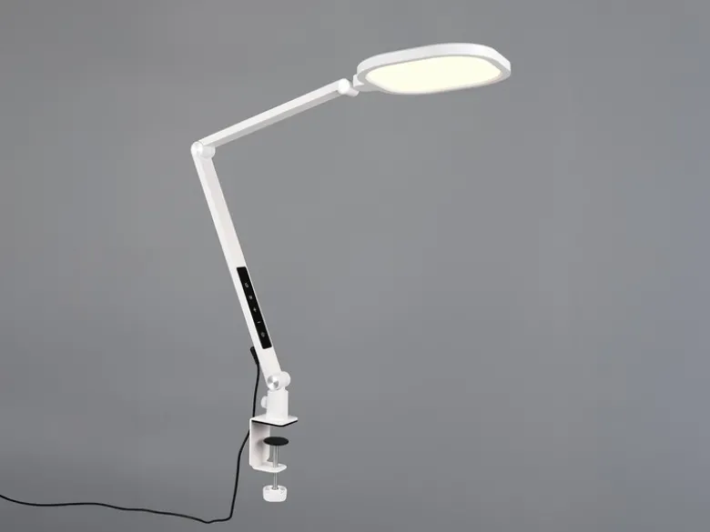 Schreibtischlampe SERVO LED dimmbar klemmbar 3 Lichtfarben inkl. Tageslicht 58cm