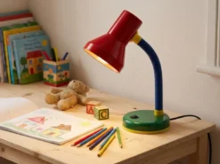 Schreibtischleuchte PRONTO flexibel Höhe max. 30cm, multicolor