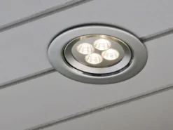 Schwenkbarer LED Deckeneinbaustrahler 12,5 cm, geeignet für Bad und Außenbereich