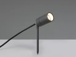Schwenkbarer LED Gartenstrahler mit Erdspieß & 2 Meter Anschlusskabel Ø 5cm