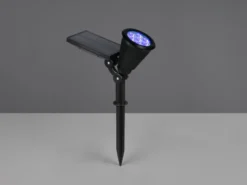 Schwenkbarer Solar Deko Gartenstrahler FESTIVAL mit RGB Farbwechsel, H: 36cm