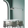Schwenkbare Wandlampe BOLDER mit Metallschirm Schwarz, Schnurschalter & Stecker