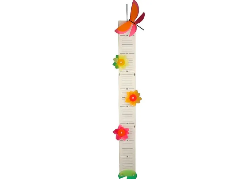 Süße Messlatte aus Holz, Made in Germany, 70-150cm, Design LIBELLE