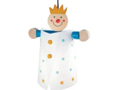 Süße Kinderzimmerlampe, Pendelleuchte Kunststoff/Holz, Design LAMPENPRINZ
