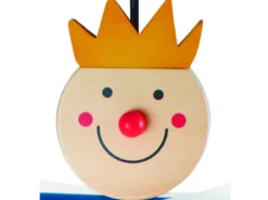 Süße Kinderzimmerlampe, Pendelleuchte Kunststoff/Holz, Design LAMPENPRINZ