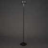 SET Akku Stehlampe 120cm & Tischleuchte 36cm für Outdoor kabellos Schwarz