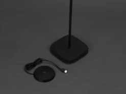 SET Akku Stehlampe 120cm & Tischleuchte 36cm für Outdoor kabellos Schwarz
