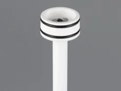 SET: Kleine Akku Stehlampe 123cm & Tischlampe 39cm für Outdoor kabellos Weiß
