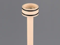 SET: Kleine Akku Stehlampe 123cm & Tischlampe 39cm für Outdoor kabellos Beige