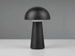 SET Outdoor Akku LED Tischleuchten Touch Dimmer, Schwarz Höhe 21cm