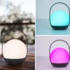 Smarte AKKU LED Außentischleuchte CARDI - USB, RGB & Weißtöne Höhe 22cm