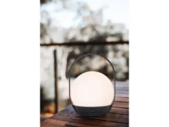 Smarte AKKU LED Außentischleuchte CARDI - USB, RGB & Weißtöne Höhe 22cm