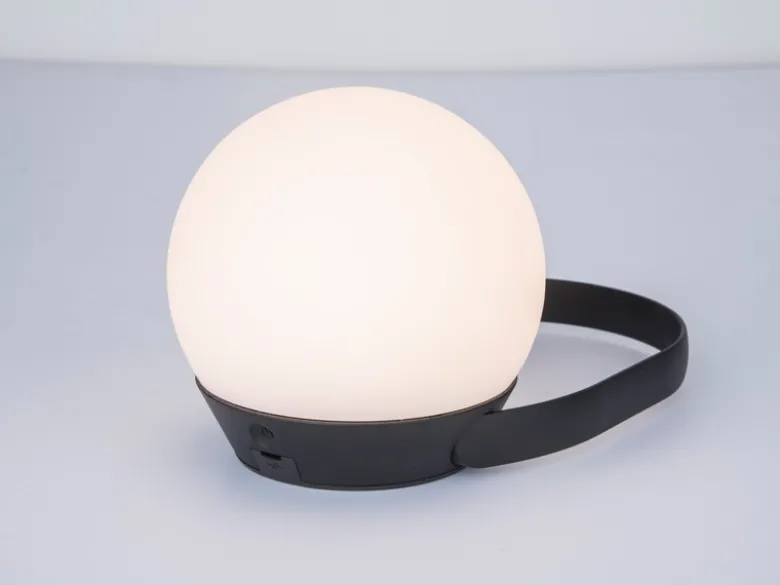 Smarte AKKU LED Außentischleuchte CARDI - USB, RGB & Weißtöne Höhe 22cm