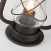 Sockelleuchte MINERS in antiker Laternenoptik, Höhe 36cm