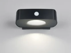 Solar Außenwandleuchte BILBAO auch per USB aufladbar mit Bewegungsmelder B: 21cm