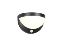 Solar Außenwandleuchte COBRE auch per USB aufladbar mit Bewegungsmelder, B: 16cm