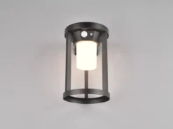 Solar Außenwandleuchte 2er SET mit Bewegungsmelder & Dauerlicht, Höhe 20cm