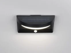 Solar Außenwandleuchte MORO auch per USB aufladbar mit Bewegungsmelder, B: 20cm