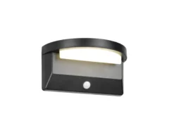 Solar Außenwandleuchte MORO auch per USB aufladbar mit Bewegungsmelder, B: 20cm