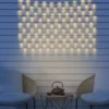 Solarbetriebenes LED Outdoor Lichternetz mit 100 LEDs, 90 x 110cm