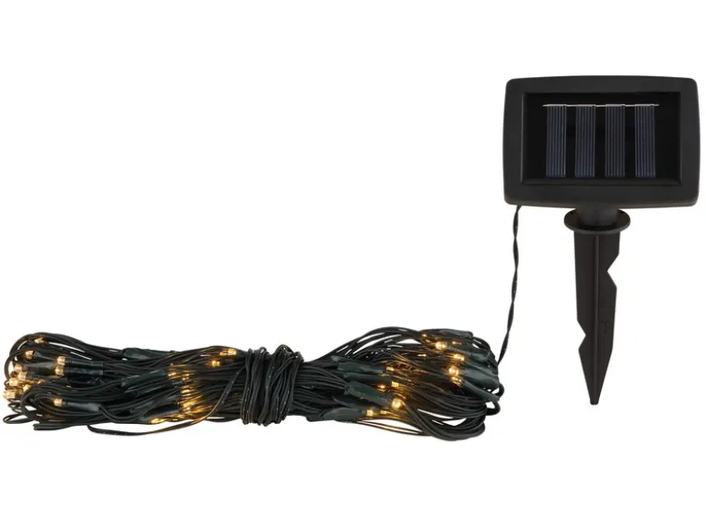 Solarbetriebenes LED Outdoor Lichternetz mit 100 LEDs, 90 x 110cm