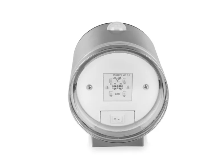 Solar LED Außenleuchten 2er SET, IP44 Bewegungsmelder, Edelstahl, Downlight