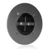 Solar LED Bodeneinbaustrahler CARLO für Außen, Edelstahl rund Ø14cm IP67