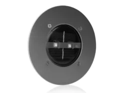 Solar LED Bodeneinbaustrahler 6er SET für Außen, Edelstahl rund Ø14cm IP67