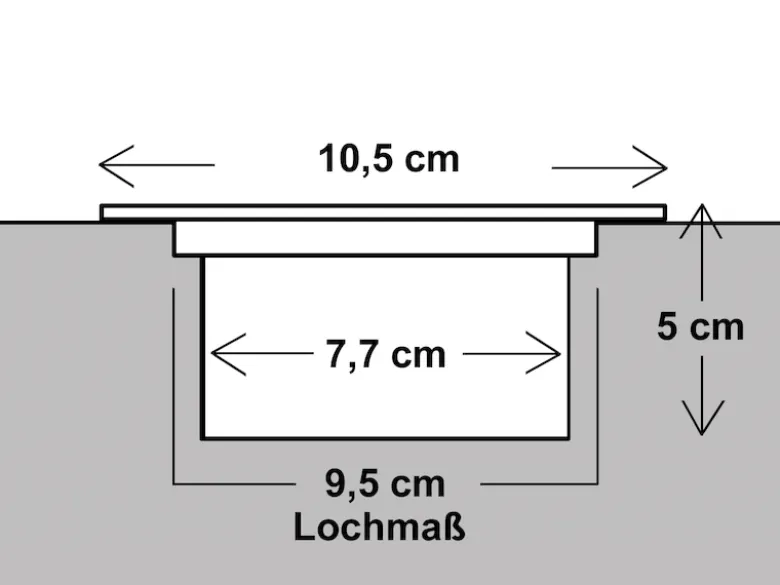 Solar LED Bodeneinbaustrahler 2er SET für Außen, Edelstahl 4-eckig 10x10cm, IP67