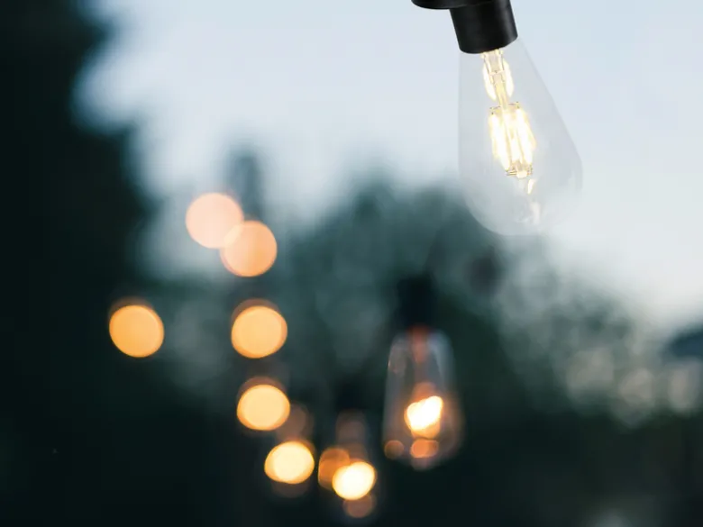 Solar LED Hängeleuchte 6er SET zum Aufhängen Schwarz Ø7cm Höhe 23cm